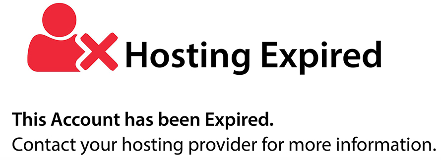 
            Your Hosting Package Expired
